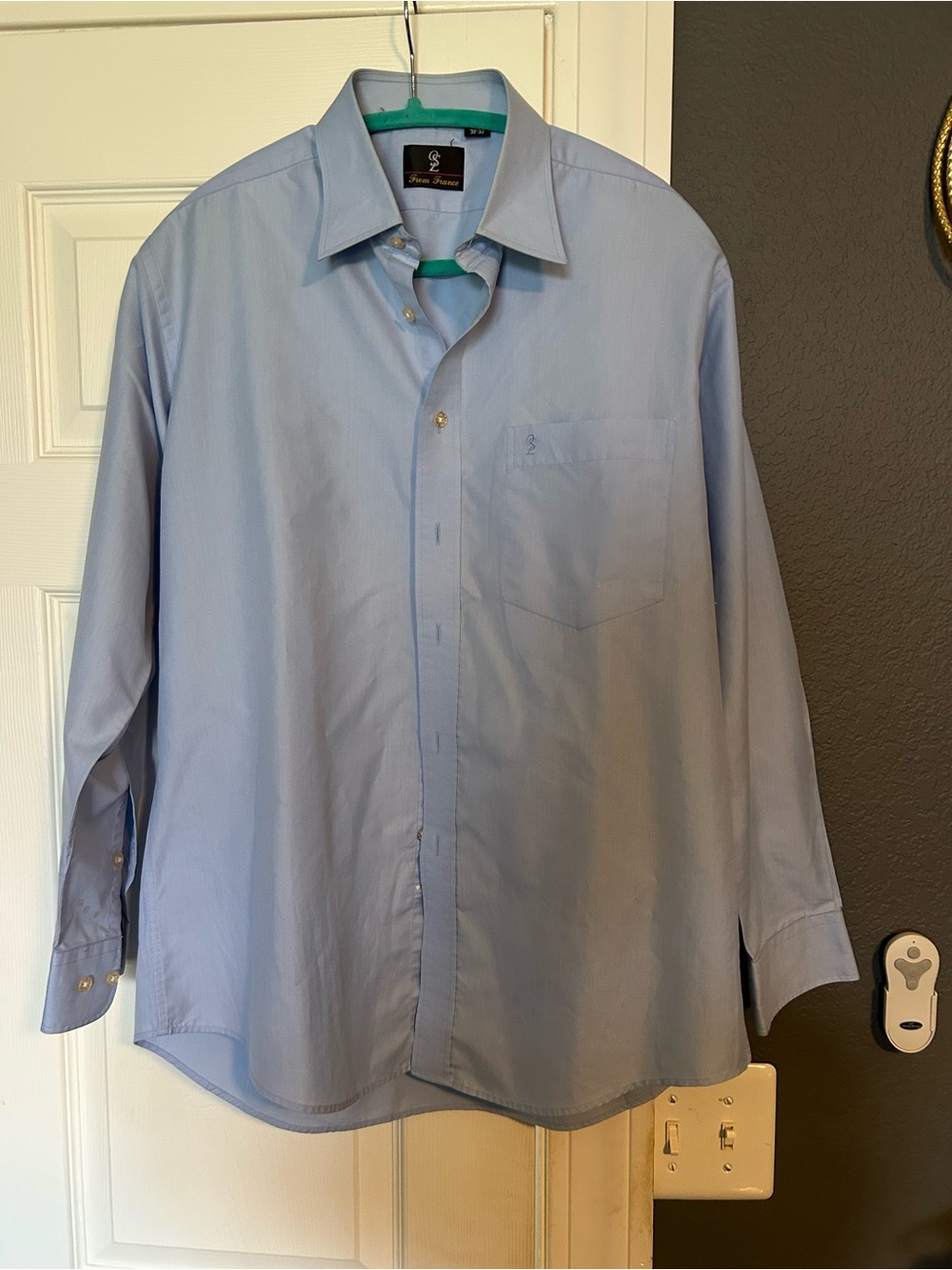 OSL Men's Light Blue Dress Shirt